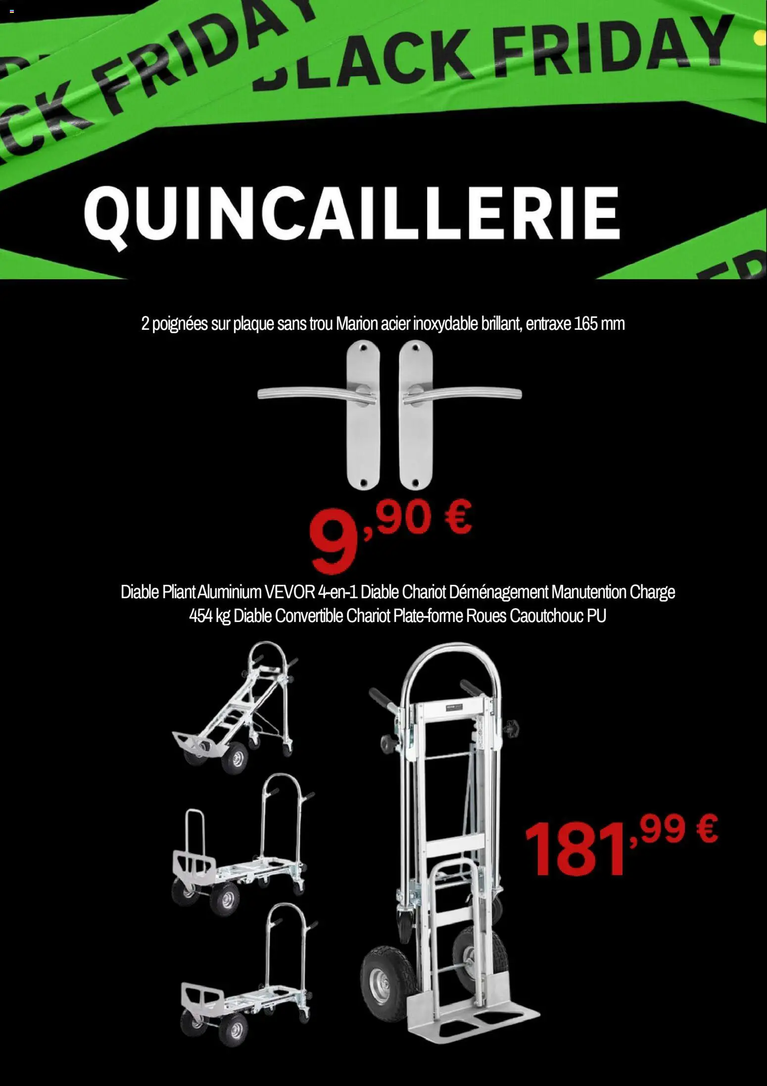 {H1} | Page: 6 | Produits: Diable pliant, Poignées