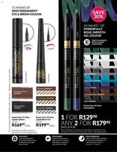 New Avon catalogue – valid from 01.09.2025 | Page: 11 | Products: Pencil, Basket, Chocolate, Eyeliner