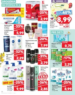 Kaufland SK akciós újság - amely érvényes a következő dátumtól: 19.03.2026 | Oldal: 52 | Termékek: Sampon, Puff
