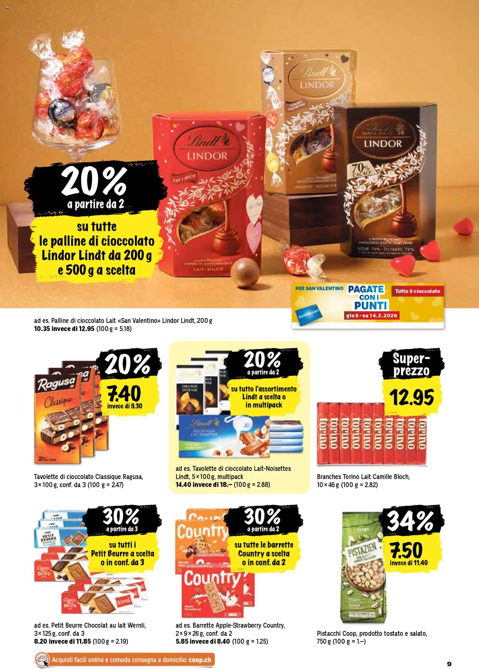 Coop - Una settimana di azioni – gültig ab 12.02.2026 | Seite: 9 | Produkte: Milch