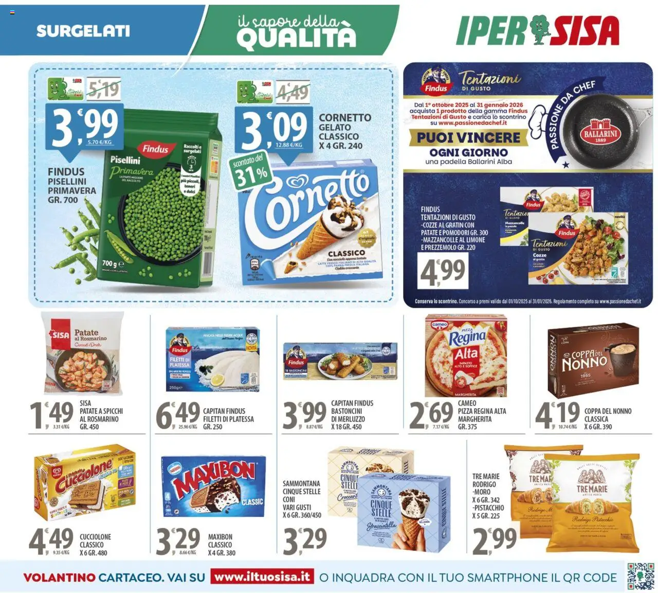 Volantino SISA del 03.10.2025 | Pagina: 5 | Prodotti: Panna, Patate, Latte, Stracciatella