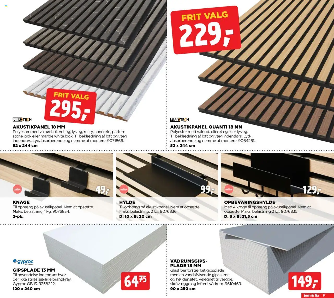 Jem & fix Tilbudsavis gyldig fra 17.08.2025 | Side: 7 | Produkter: Hylde, Lyd