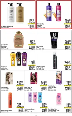 23.03.2026 tarihinden itibaren geçerli olan CarrefourSA kataloğu önizlemesi | Sayfa: 53 | Ürünler: Şampuan, Saç Kremi, Krem