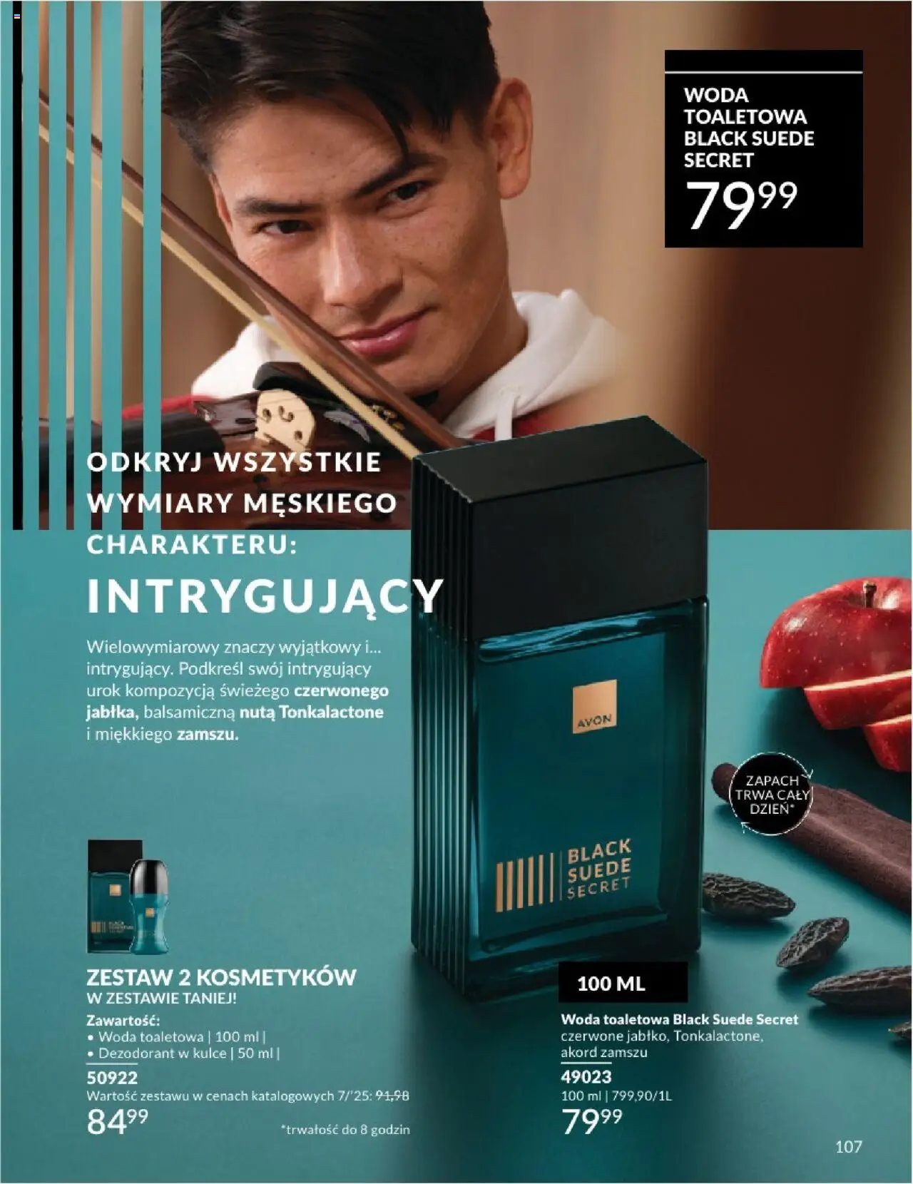 Avon Katalog 07 2025 od 01.07.2025 | Strona: 107 | Produkty: Zapach, Woda toaletowa, Woda