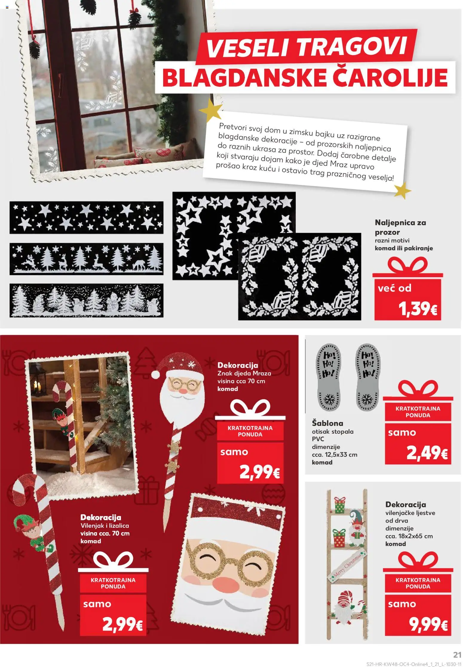 Kaufland katalog | vrijedi od 26.11.2025 | Stranica: 21 | Proizvodi: Ljestve