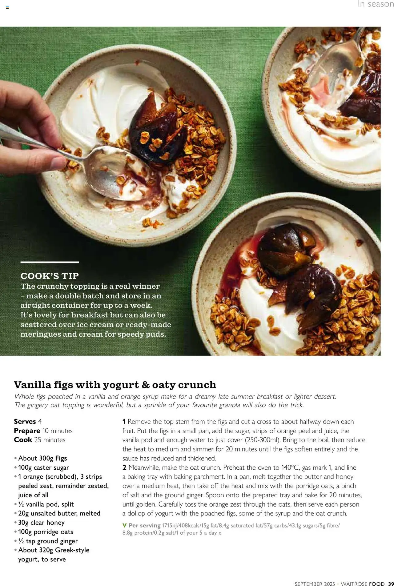  | Page: 39 | Products: Yogurt, Juice, Cream, The oven
