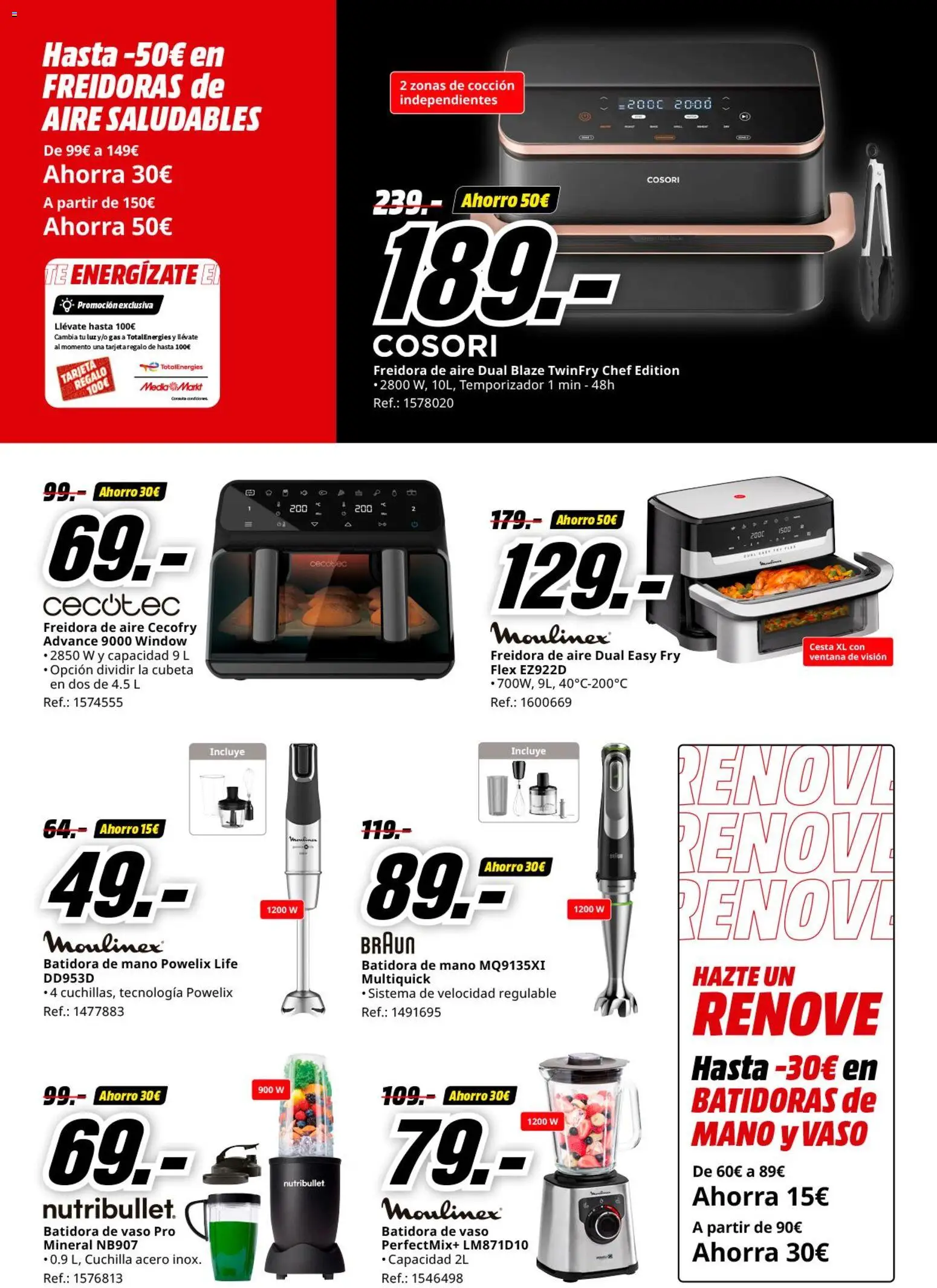 Media Markt folleto │ válido desde el 11.03.2026 | Página: 18 | Productos: Batidora, Freidora, Cesta