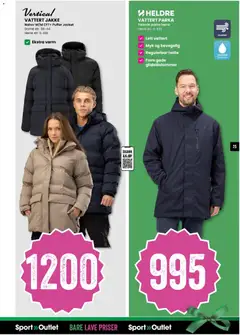 Forhåndsvisning av Sport Outlet kundeavis gyldig fra 02.12.2025 | Side: 25 | Produkter: Jakke