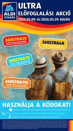 Aldi Utazás katalógus - amely érvényes a következő dátumtól: 26.03.2026
