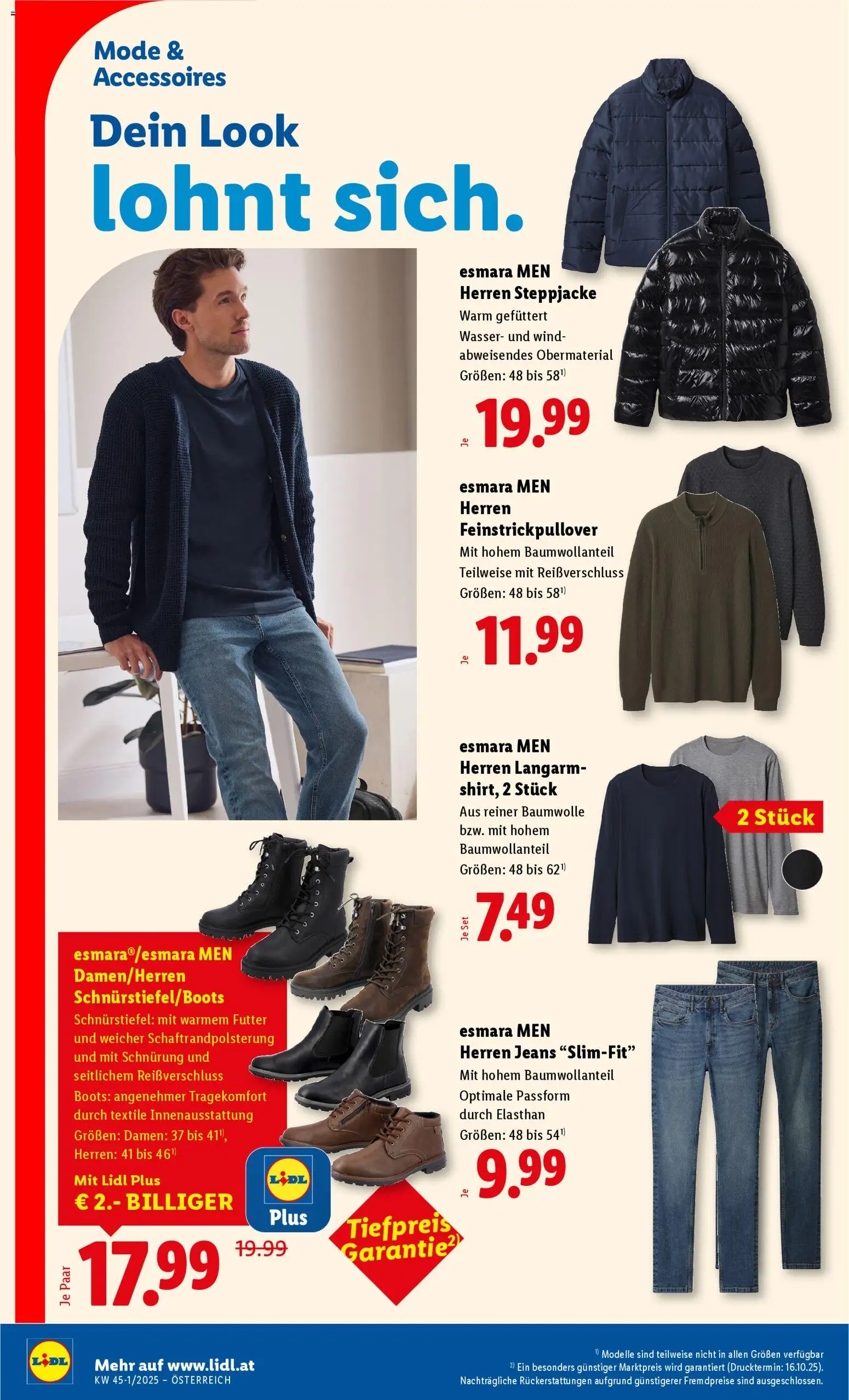 Lidl Flugblatt - Altenmarkt im Pongau, St. Johann im Pongau, Zell am See gültig ab 30.10.2025 | Seite: 30 | Produkte: Wasser, Jeans