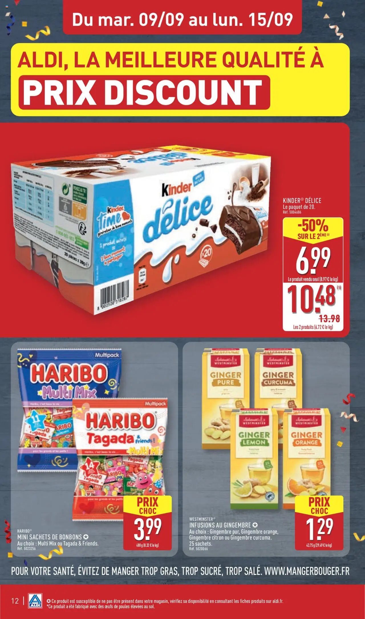 | Page: 15 | Produits: Citron, Gingembre, Œufs, Bonbons