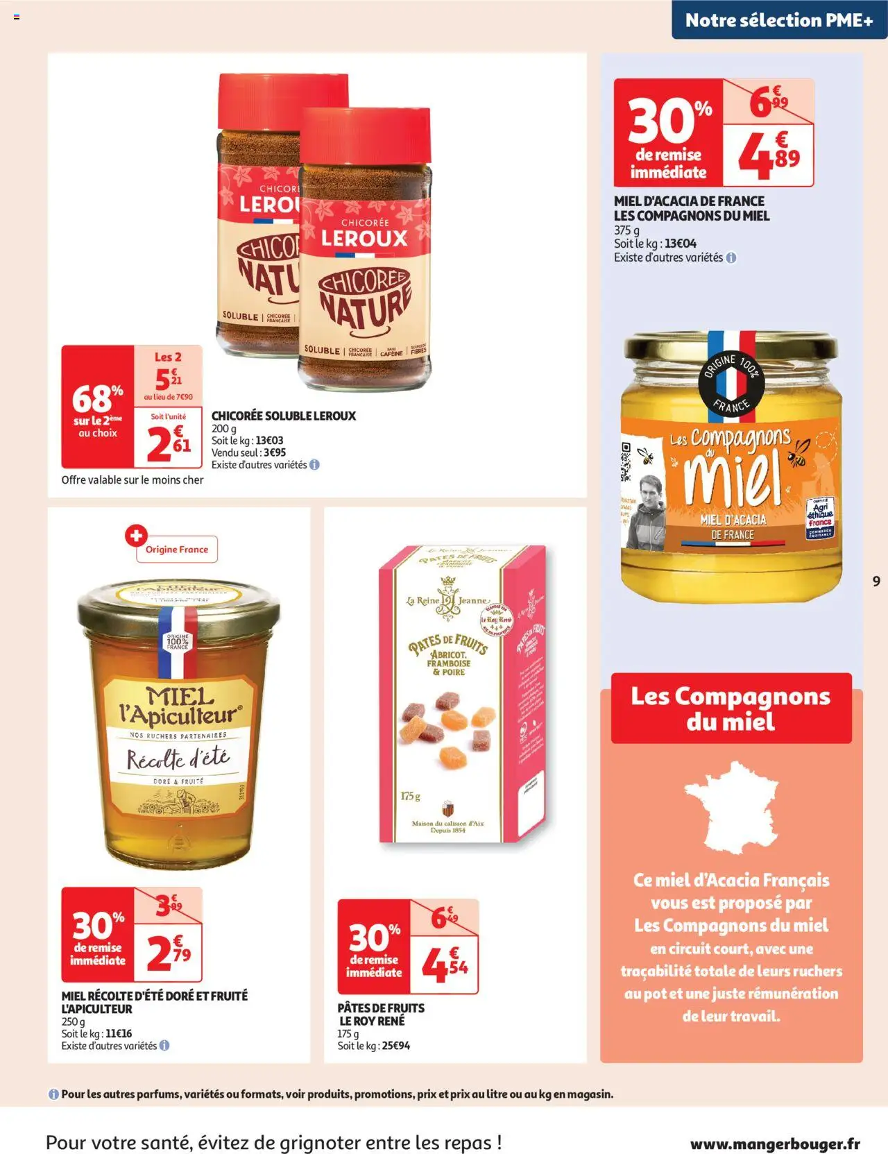  | Page: 9 | Produits: Framboise, Pâtes de fruits, Miel, Pâtes