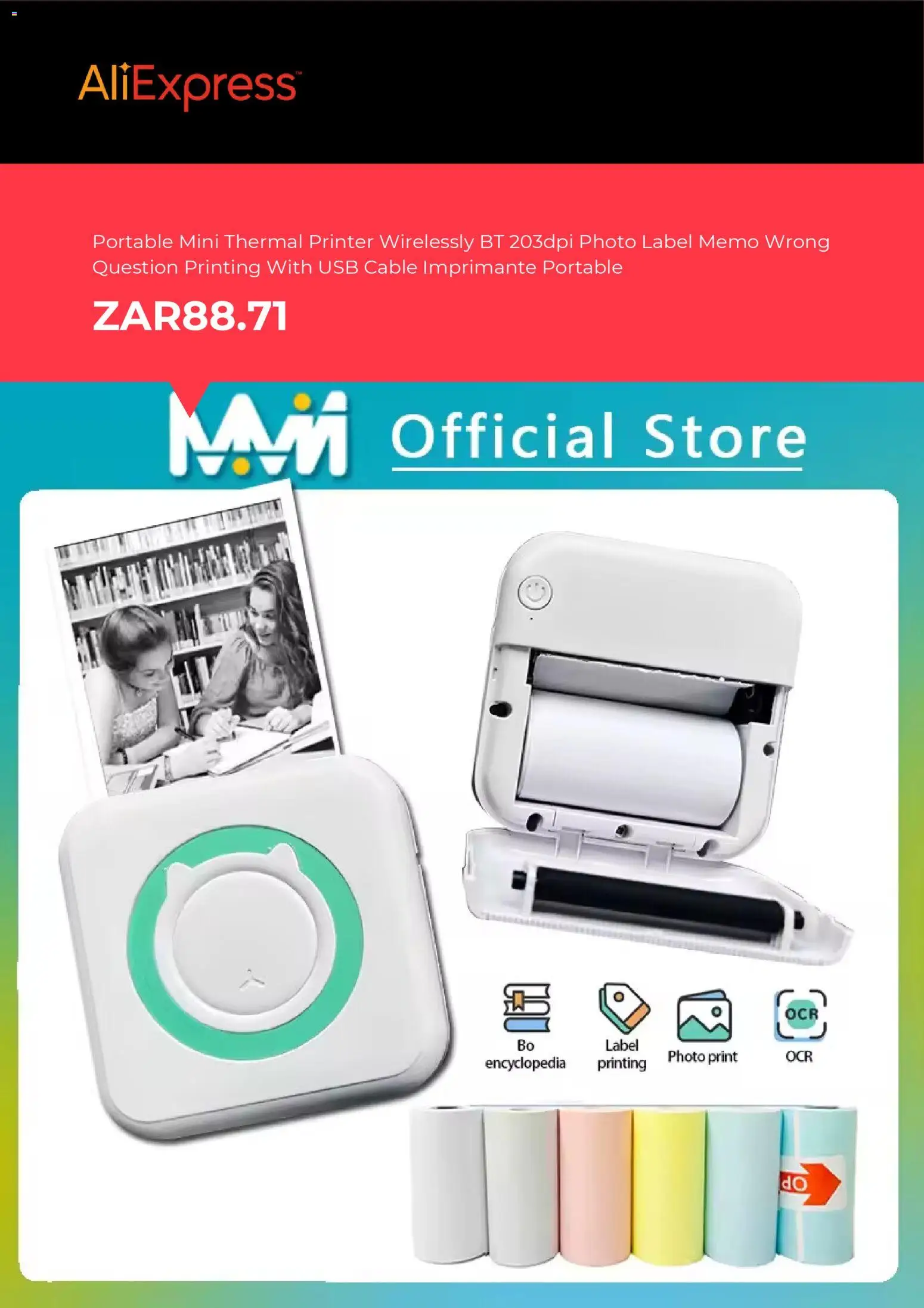 New AliExpress catalogue – valid from 02.11.2025 | Page: 5 | Products: Printer, Cable, USB