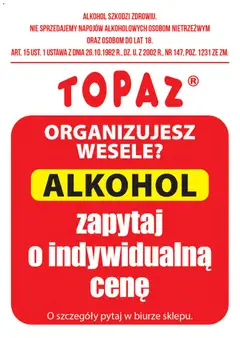 Pogląd oferty "Topaz gazetka alkoholowa" - ważna od 01.04.2026 | Strona: 2 | Produkty: Alkohol