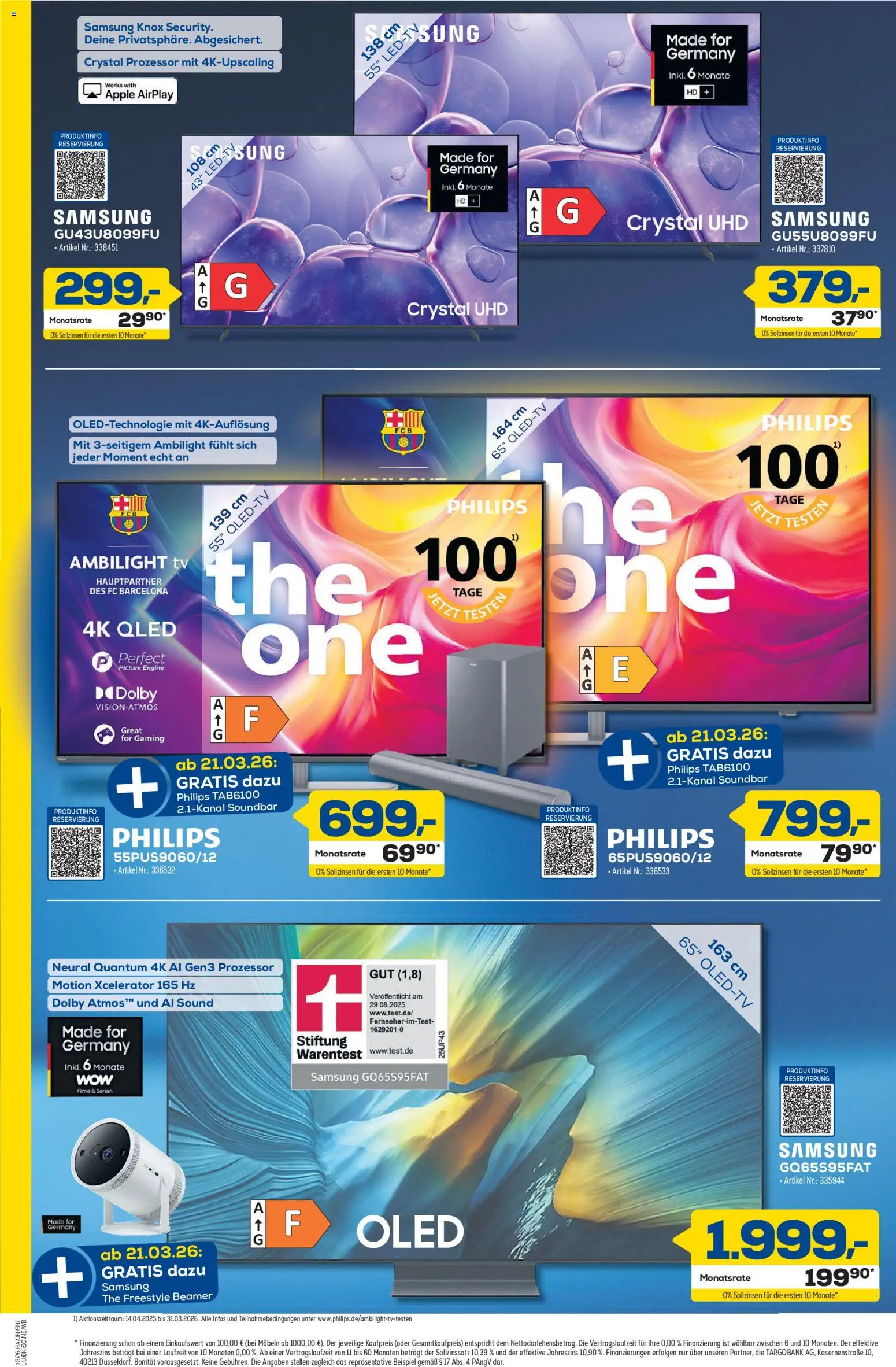 Euronics Prospekt Berlet – gültig ab 19.03.2026 | Seite: 2 | Produkte: Apple, Soundbar, TV, Beamer