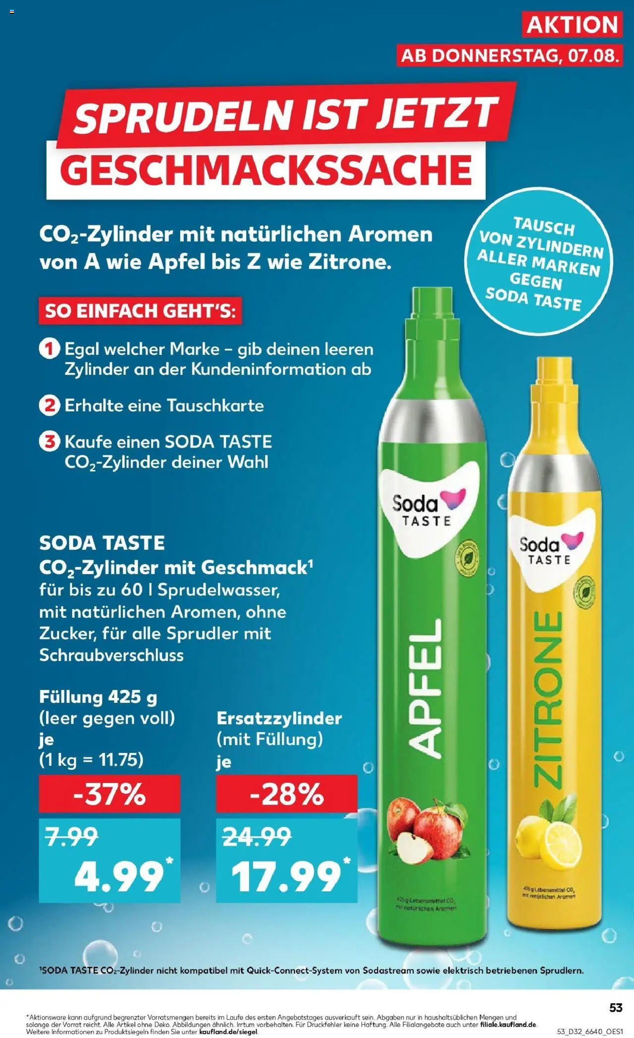 Kaufland prospekt Leonberg	 - gültig ab dem 10.08.2025 | Seite: 6 | Produkte: Äpfel, Zitrone, Sodastream