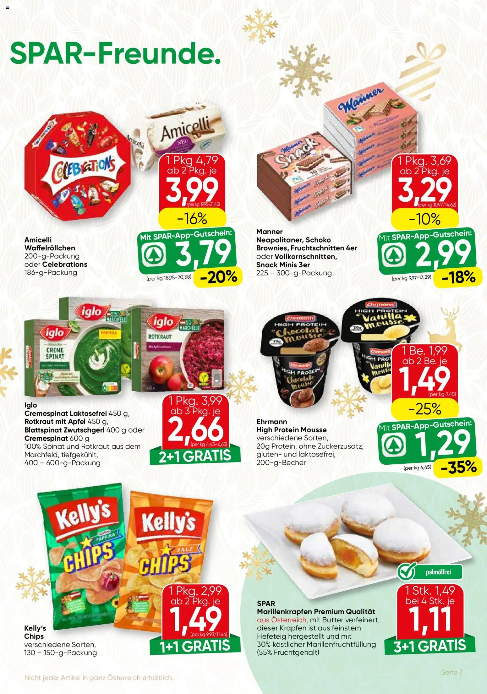 SPAR Gourmet Flugblatt - Niederösterreich gültig ab 11.12.2025 | Seite: 7 | Produkte: Chips, Salz, Creme, Äpfel