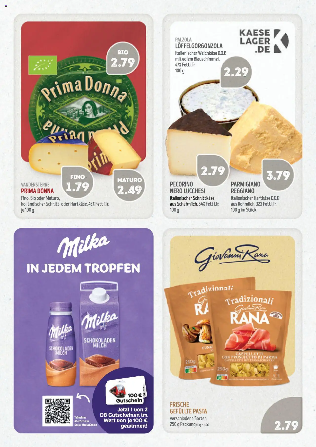 Edeka Struve Prospekt 	 – gültig ab 22.09.2025 | Seite: 14 | Produkte: Milch, Milka, Pasta
