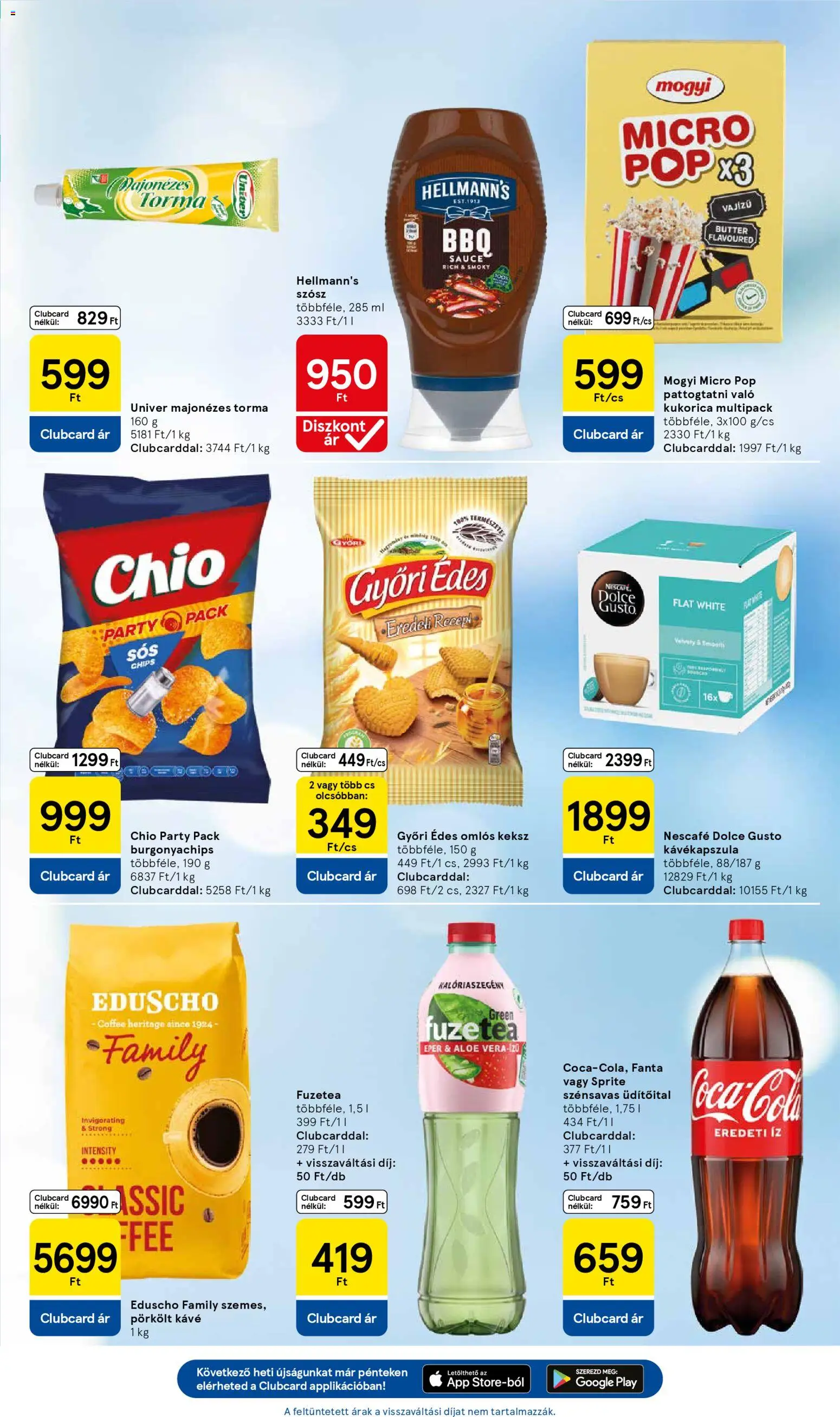 Tesco akciós ujság - amely érvényes a következő dátumtól: 26.03.2026 | Oldal: 7 | Termékek: Dolce Gusto, Chips, Kávékapszula, Fanta