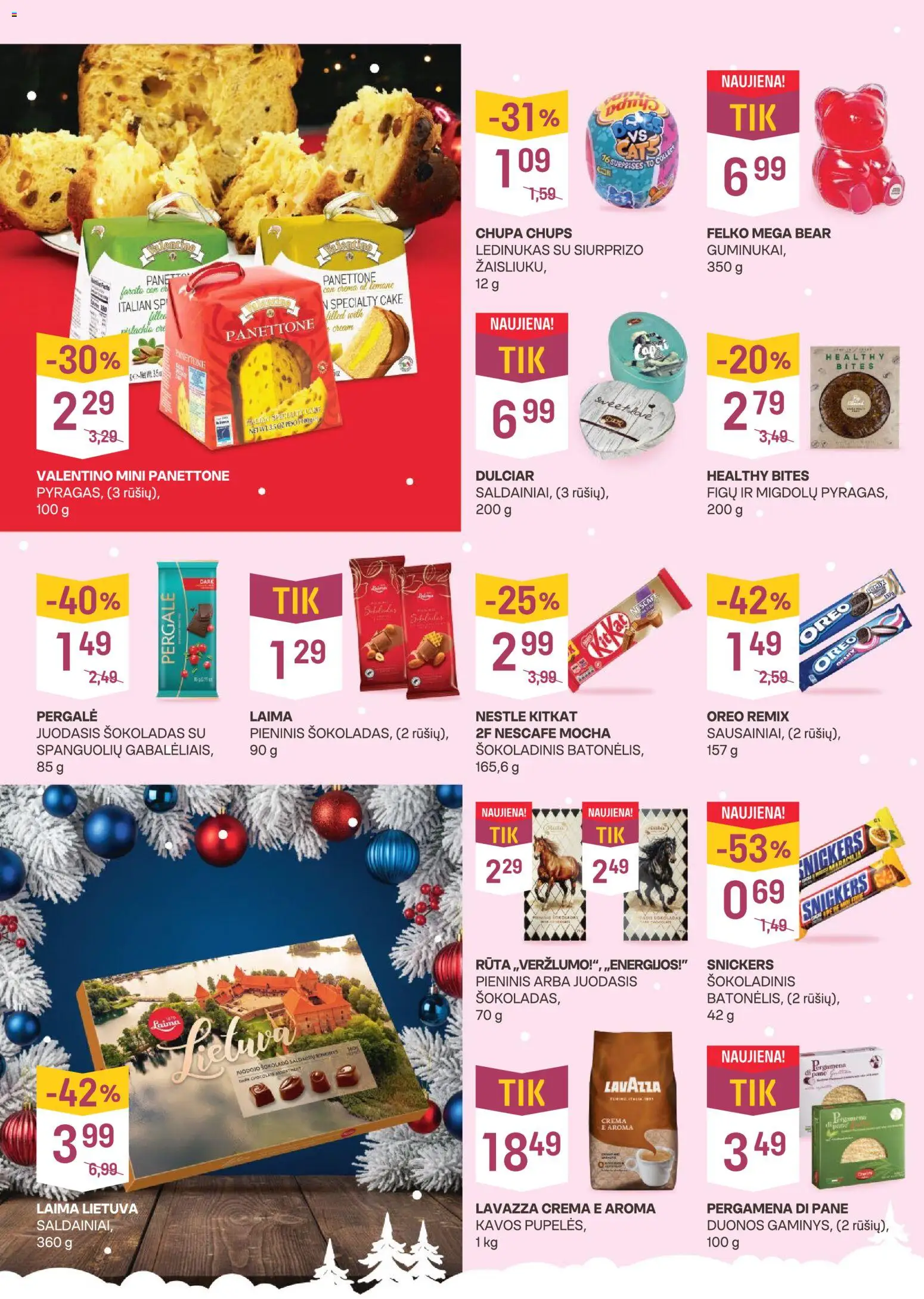 VYNOTEKA akcijos nuo 22.12.2025 | Puslapis: 2 | Prekių: Pupelės, Kavos pupelės, Šokoladas