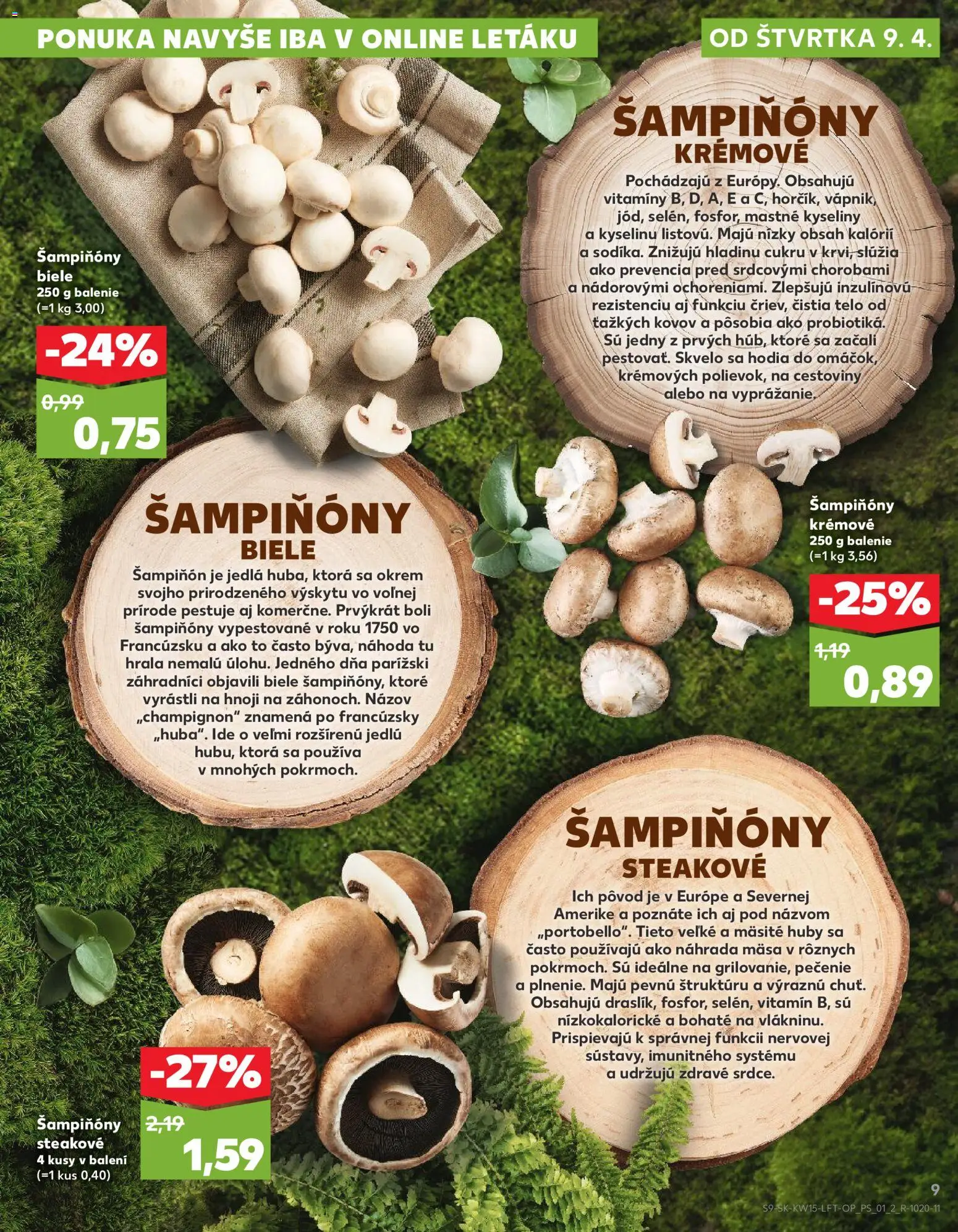 Nové Kaufland akcie – leták je platný od 09.04.2026 | Strana: 9 | Produkty: Cestoviny