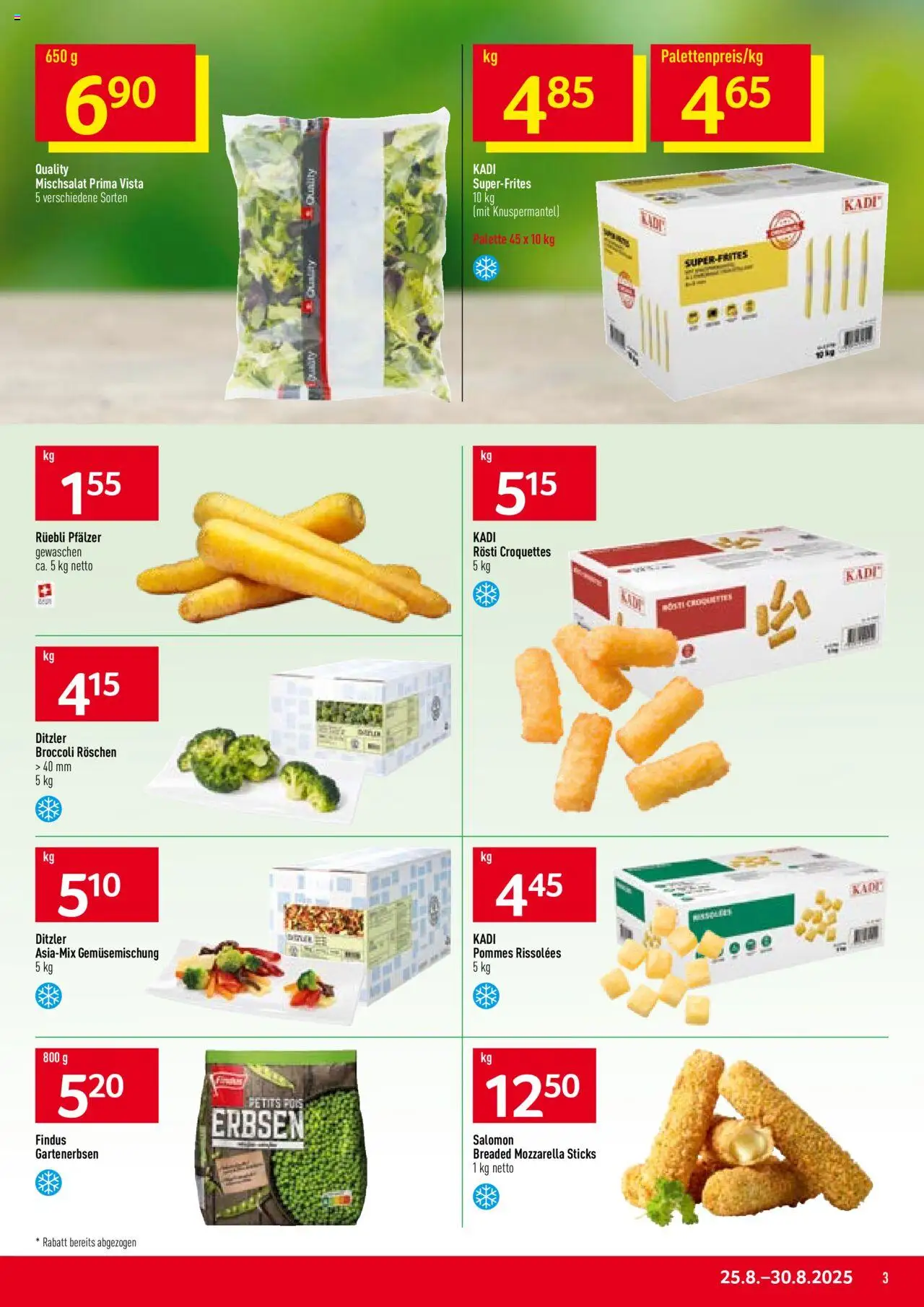 Prodega Aktionen ab 25.08.2025 | Seite: 3 | Produkte: Erbsen, Demlik