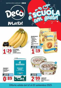 Anteprima del volantino Decò Market - Napoli catalogo valido a partire dal 12.09.2025