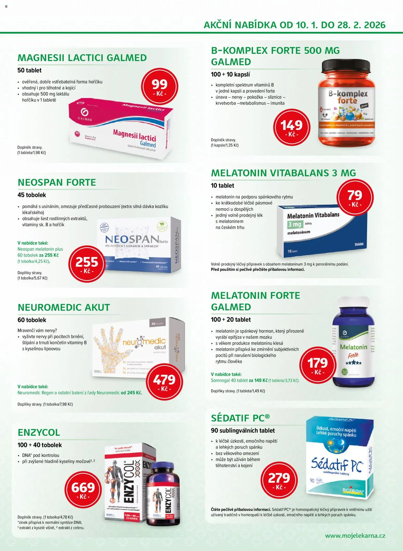 Moje lékárna leták od 10.01.2026 | Strana: 9 | Produkty: Tablet, PC, Vitamíny, Forma