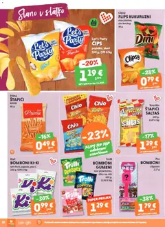 Tjedna Akcija Studenac - Pregled kataloga iz trgovine Studenac, vrijedi od 04.03.2026 | Stranica: 22 | Proizvodi: Flips, Bomboni, Čips, Štapići