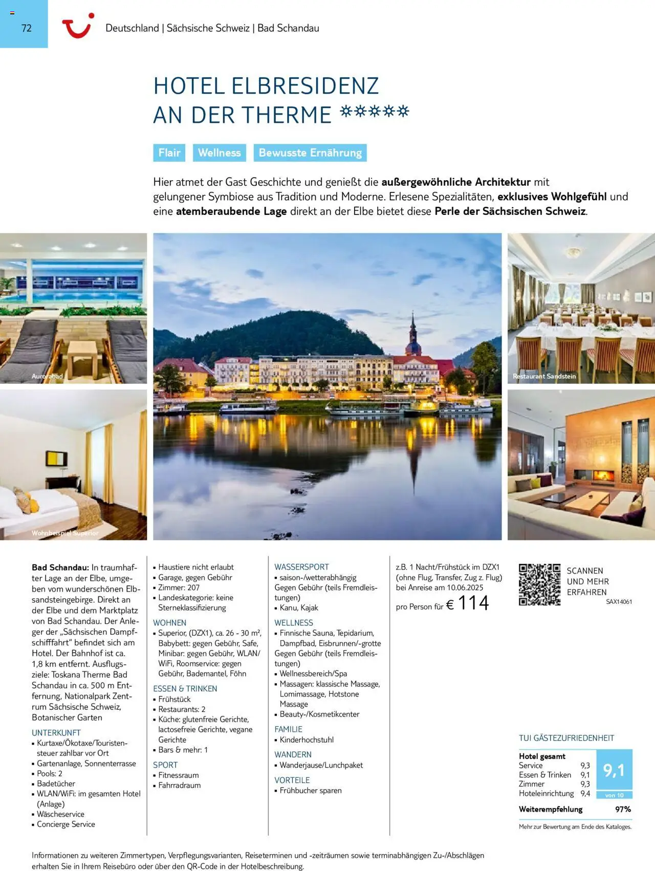 TUI Prospekt 	 – gültig ab 01.11.2024 | Seite: 72 | Produkte: Rum, Babybett, Bad, Küche