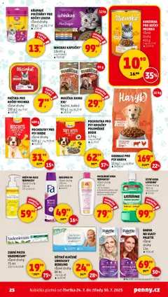 Penny Market leták - Čtvrtečník od 24.07.2025 | Strana: 25 | Produkty: Zubní pasta, Ústní voda, Krém, Ubrousky