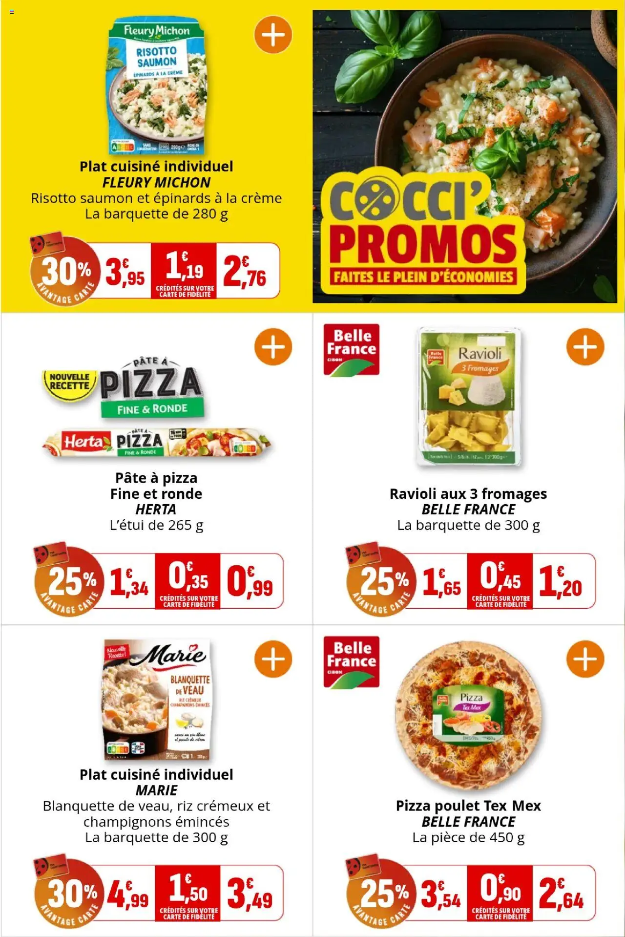  | Page: 10 | Produits: Pizza, Riz, Saumon, Crème