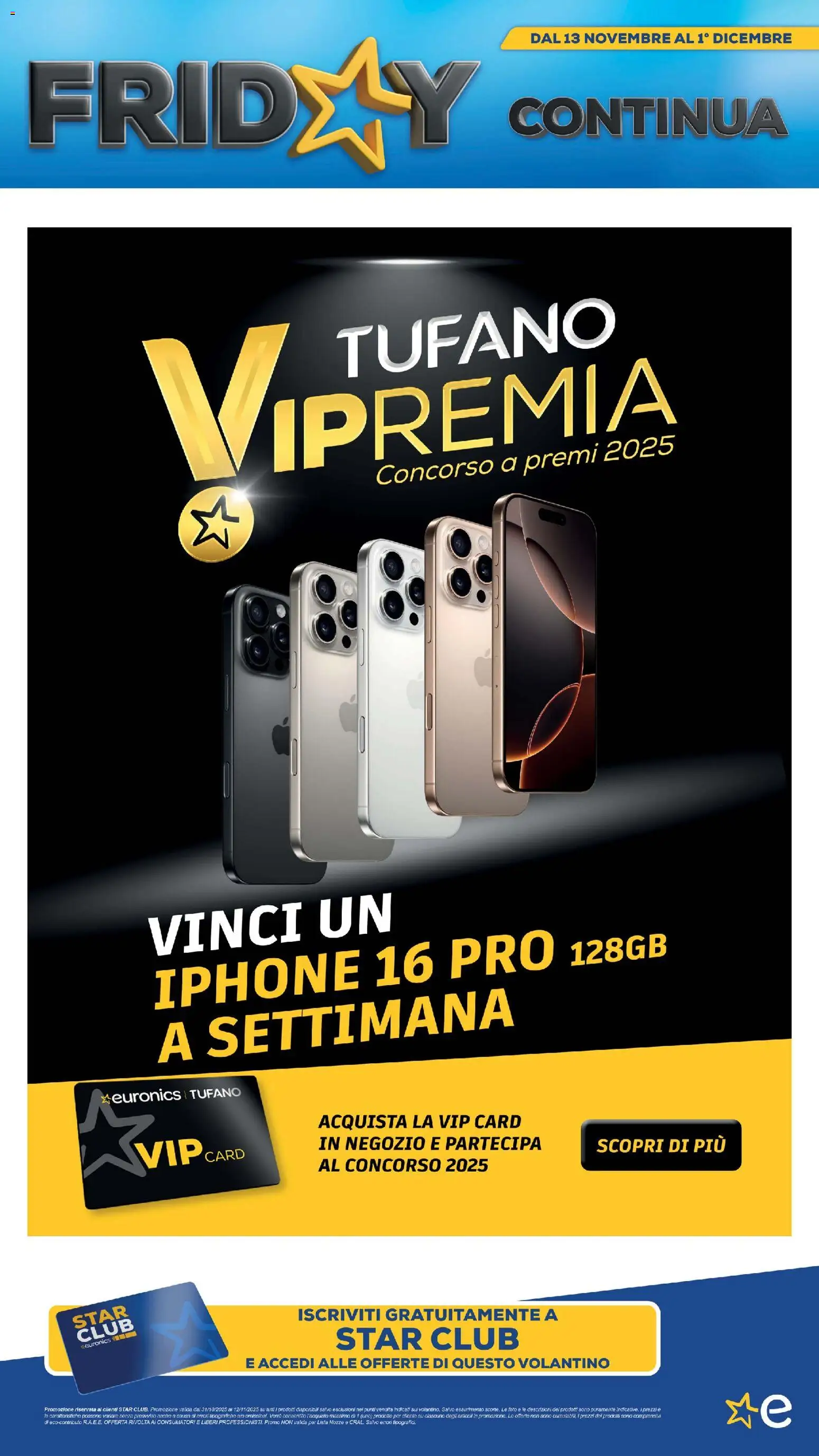 Volantino Euronics del 13.11.2025 | Pagina: 514 | Prodotti: Iphone