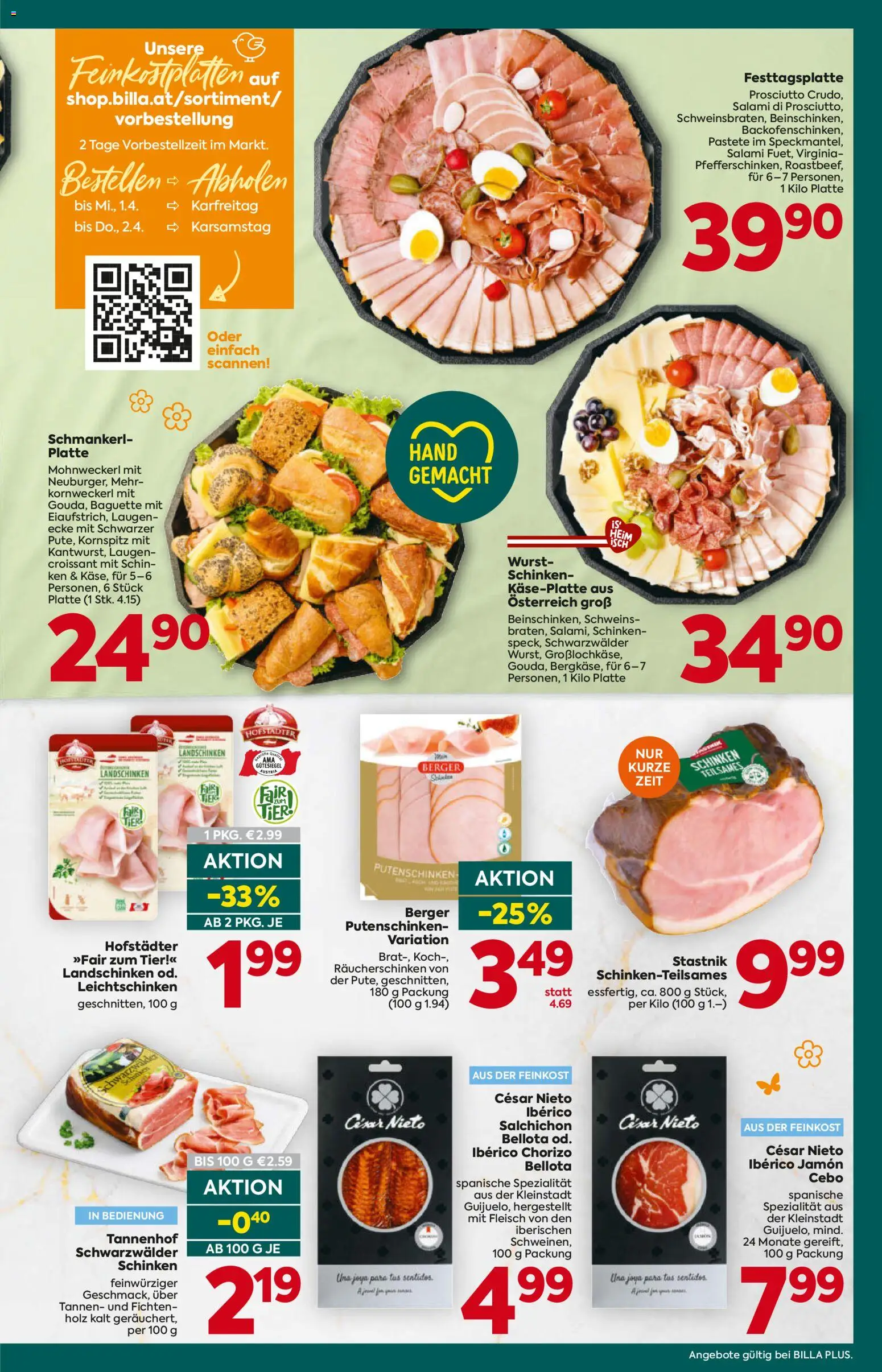 Billa Plus Flugblatt gültig ab 19.03.2026 | Seite: 13 | Produkte: Wurst, Jääkaappipakastin, Salami, Schinken