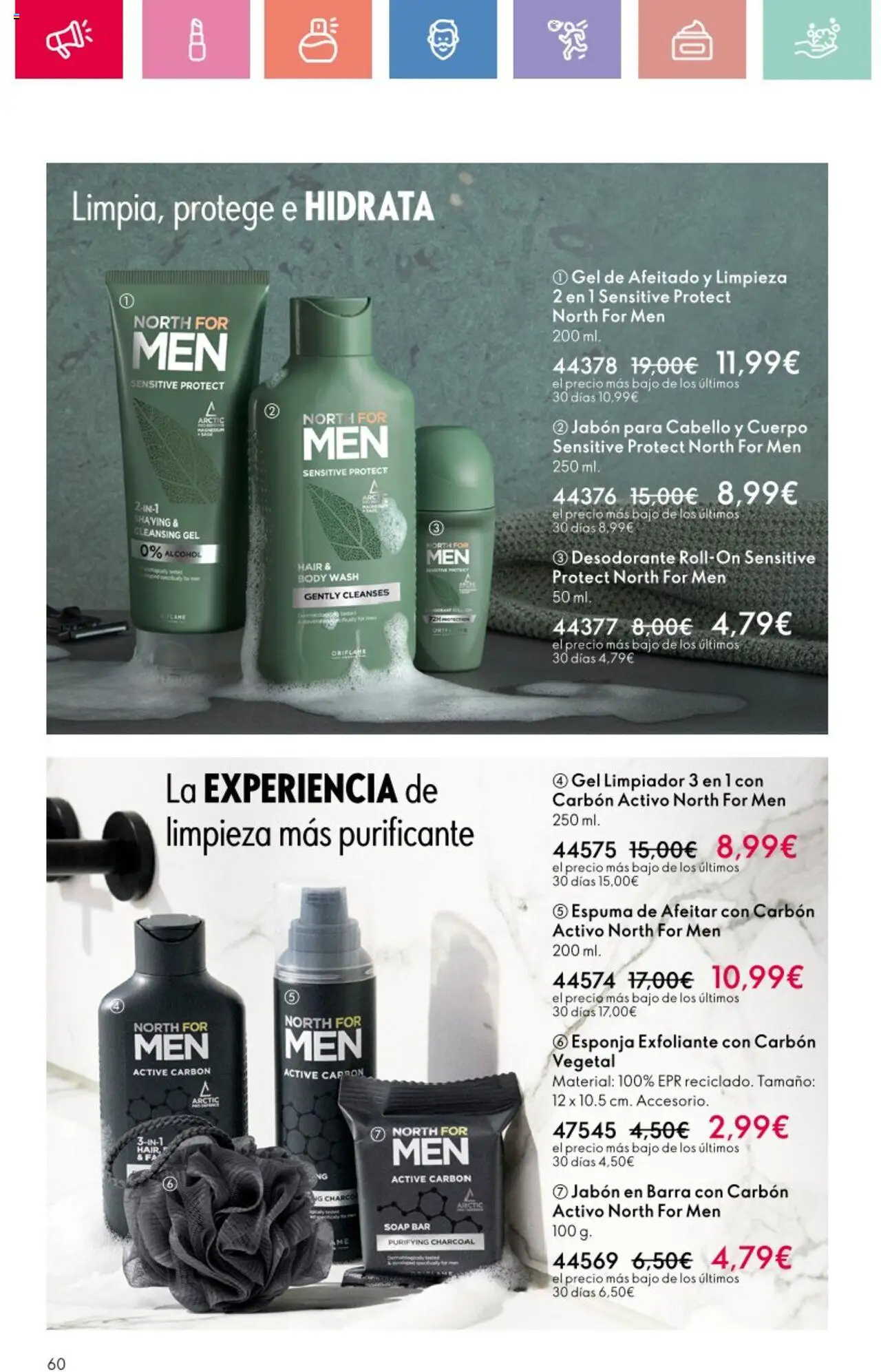 Oriflame - Catálogo Campaña 9 │ válido desde el 22.06.2025 | Página: 60 | Productos: Esponja, Jabón, Γαύρος, Jabón en barra