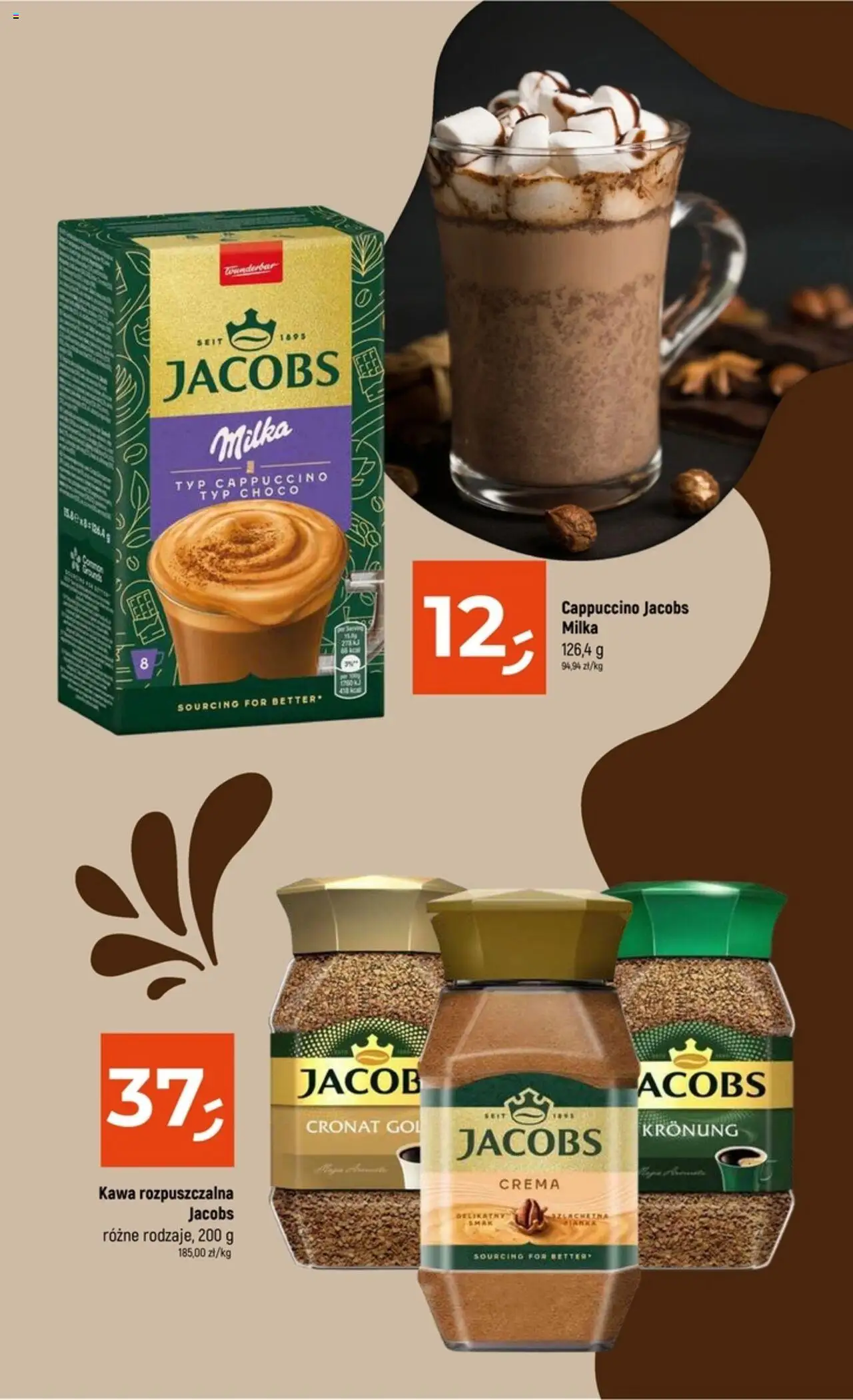 Dealz Gazetka - Katalog Kaw I Herbat od 02.10.2025 | Strona: 2 | Produkty: Kawa rozpuszczalna, Cappuccino, Milka, Kawa