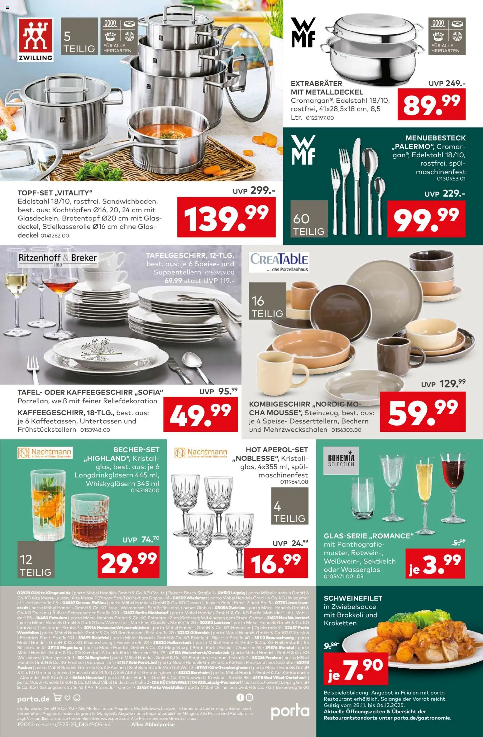 Porta! Prospekt 	 – gültig ab 01.12.2025 | Seite: 16 | Produkte: Rotwein, Bad, Schweinefilet, Brokkoli