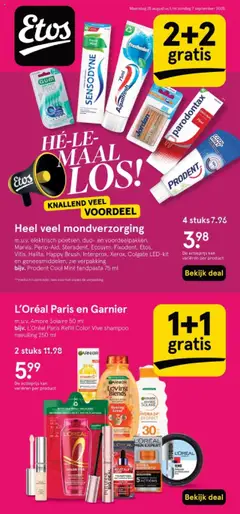 Etos - Folder - Voorbeeld van een folder van Etos, geldig van 25.08.2025