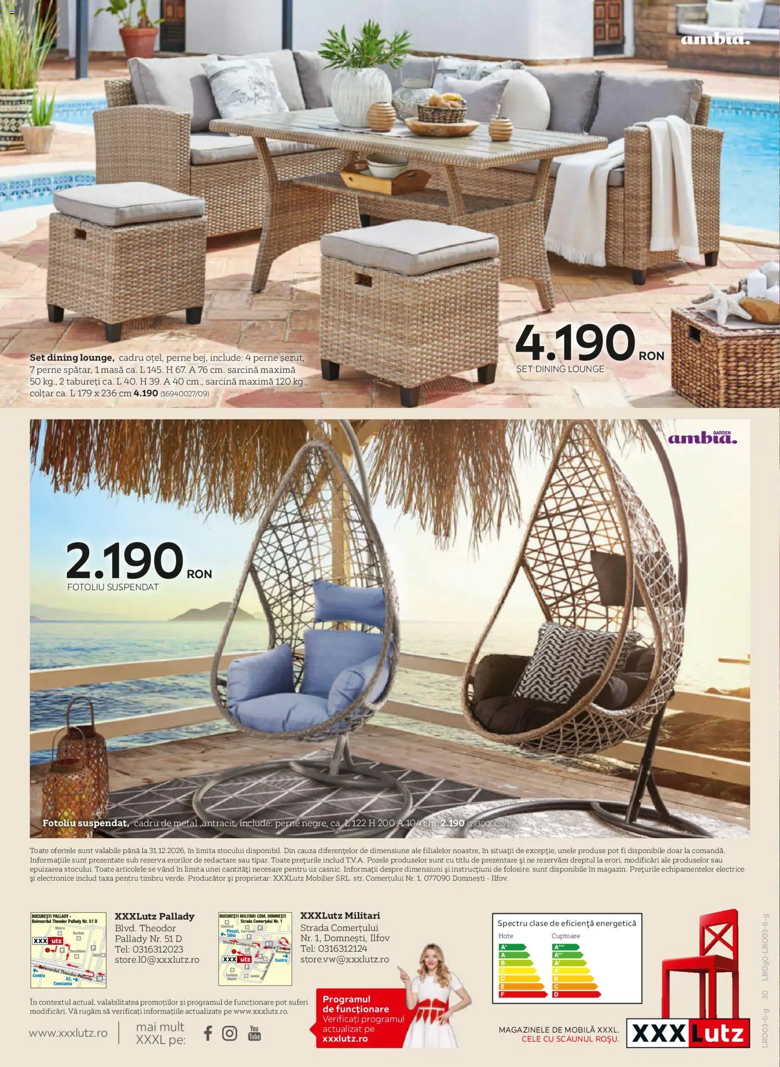 Noul catalog XXXLutz – valabil de la 09.03.2026 | Pagină: 30 | Produse: Fotoliu, Masă, Colțar