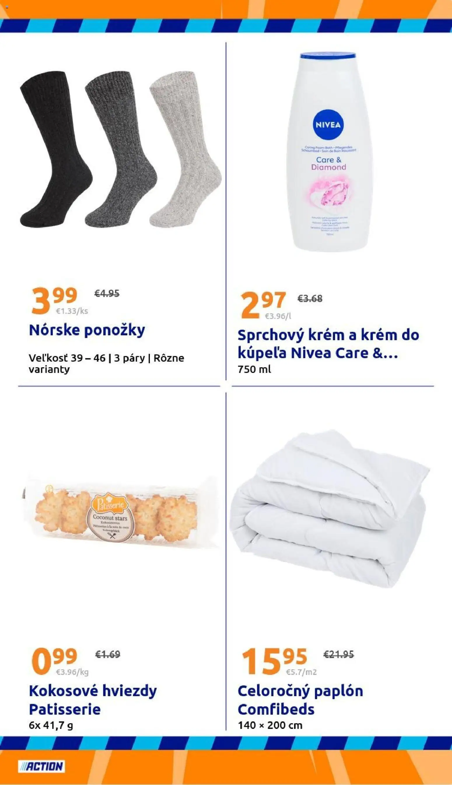 Nové Action akcie – leták je platný od 14.01.2026 | Strana: 19 | Produkty: Nivea, Ponožky, Krém