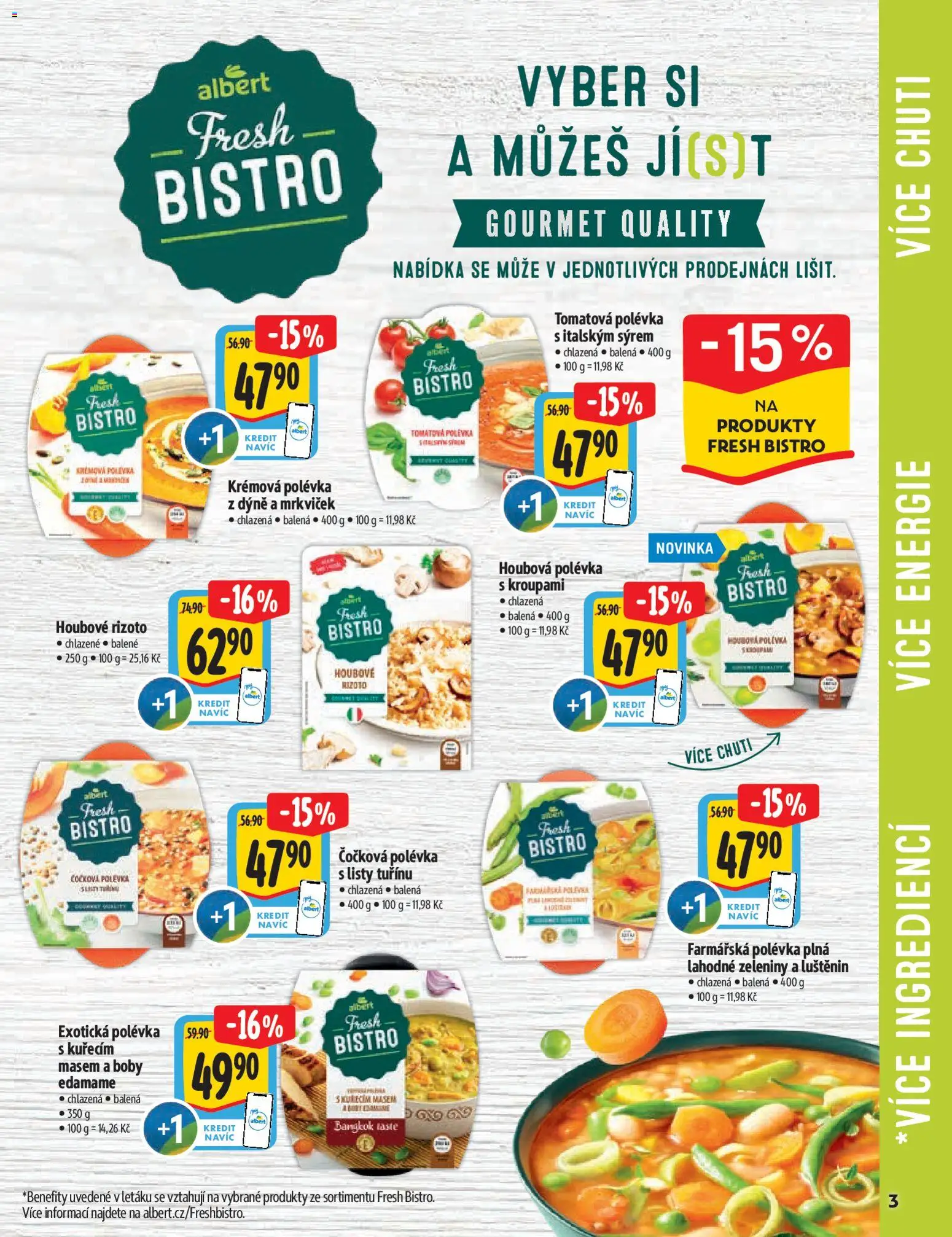 Albert katalog od 07.04.2026 | Strana: 3 | Produkty: Gourmet, Boby, Edamame, Rizoto