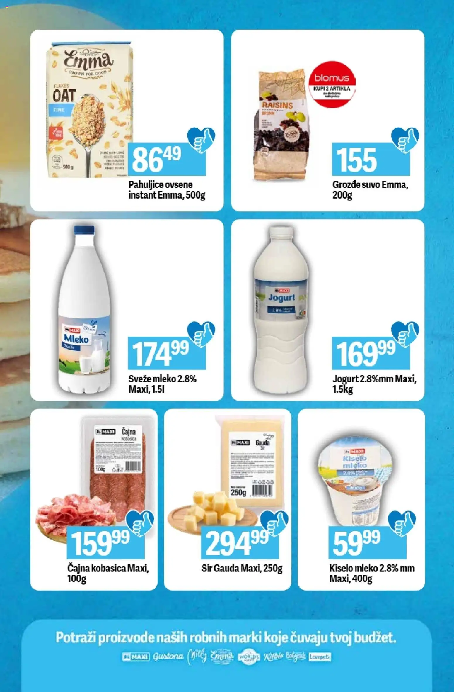 Maxi katalog - važi od 27.11.2025 | Strana: 5 | Proizvode: Pahuljice, Sveže mleko, Jogurt, Kobasica