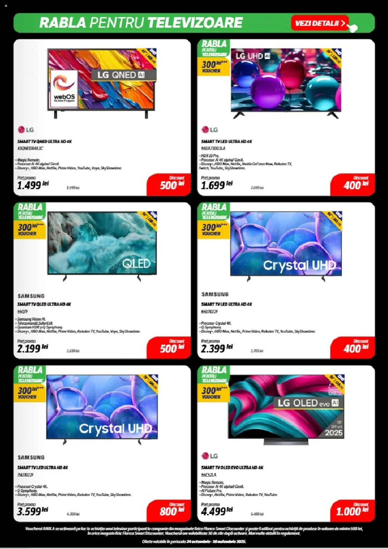 Noul catalog Flanco – valabil de la 24.10.2025 | Pagină: 5 | Produse: Televizor, Babak