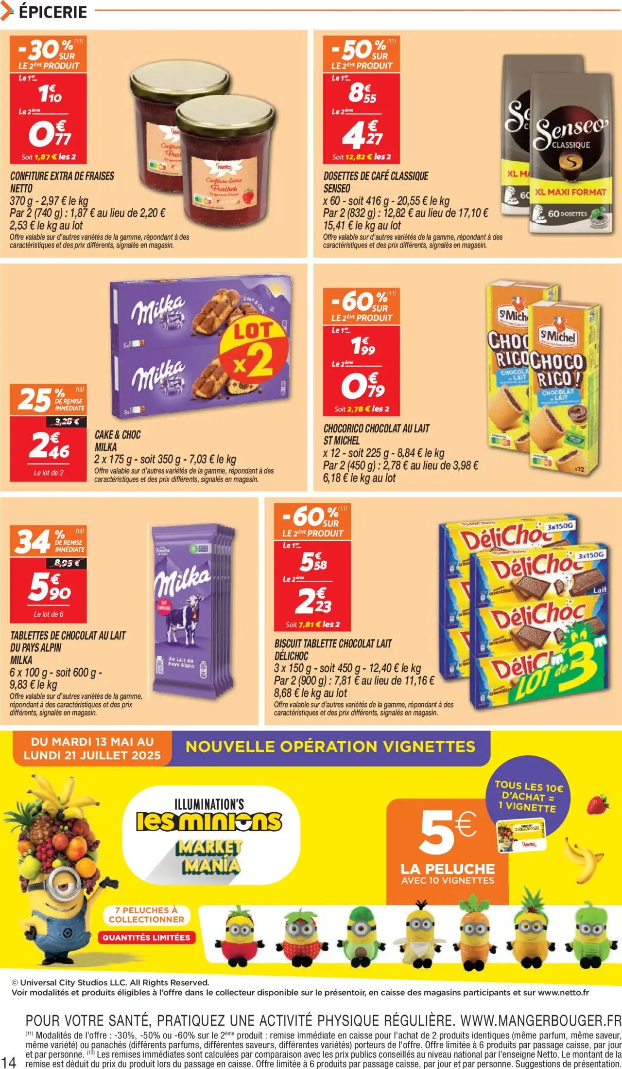  | Page: 14 | Produits: Dosettes de café classique, Lait, Café, Fraises