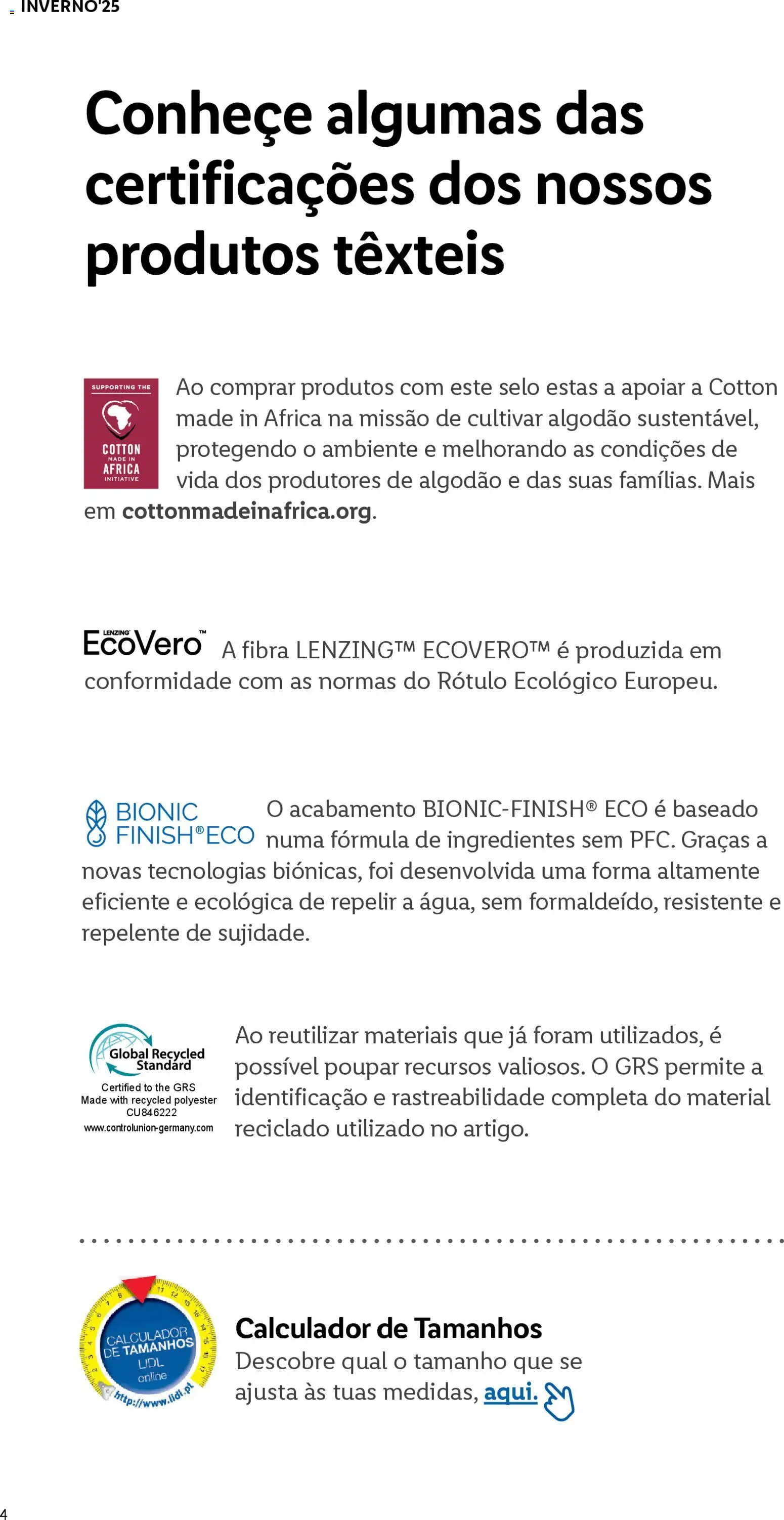 Lidl folheto │ válido de 01.12.2025 | Página: 4 | Produtos: Algodão, Repelente