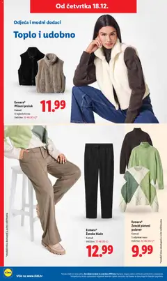 Esmara® Ženske hlače, Komad, Veličine: 32-46 (XS-L) - Pregled kataloga iz trgovine Lidl, vrijedi od 18.12.2025 | Stranica: 22