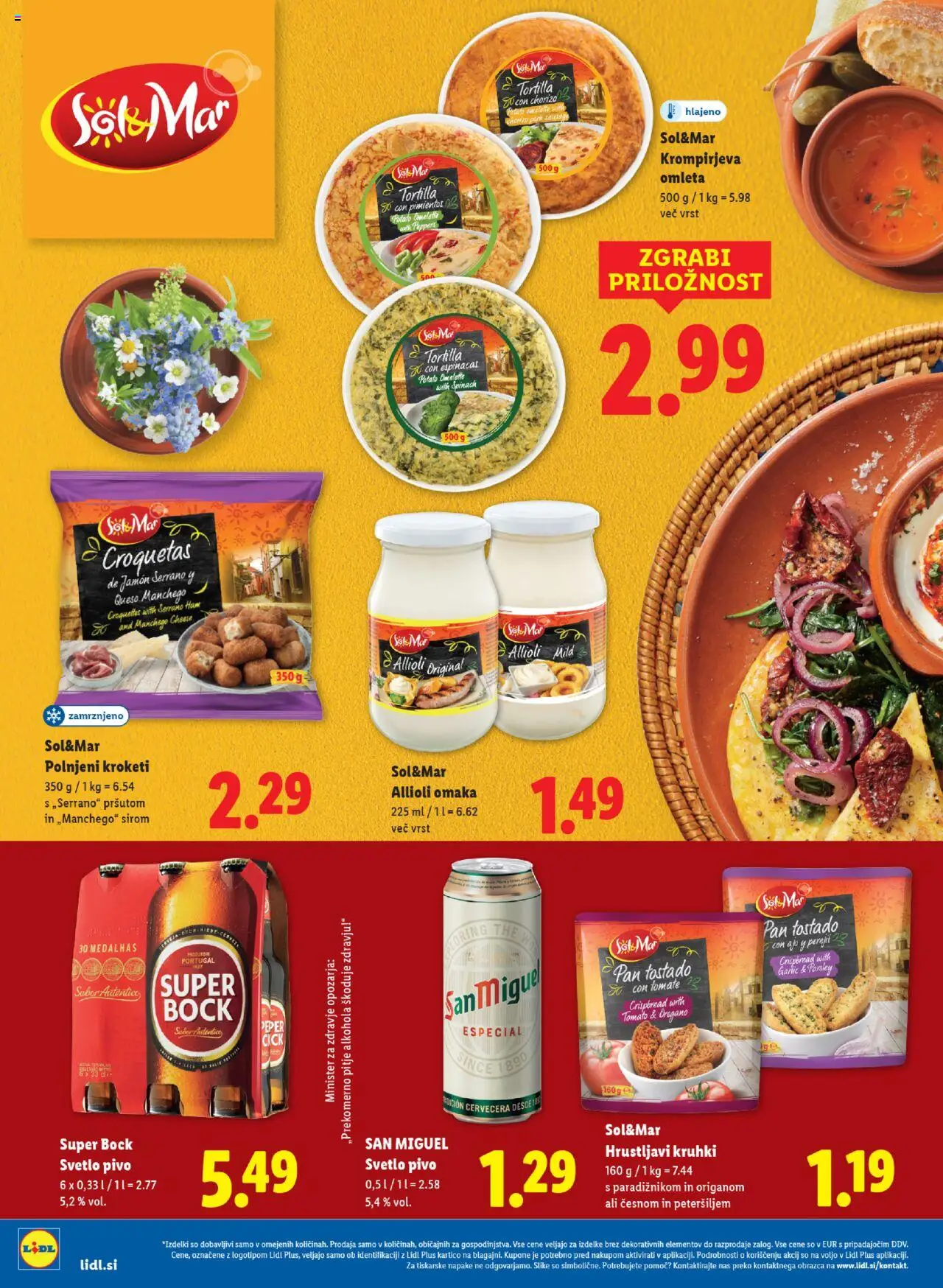 Novi Lidl katalog ponudbe – veljaven od 04.09.2025 | Stran: 42 | Izdelki: Pivo, Omaka, Sol, Sal