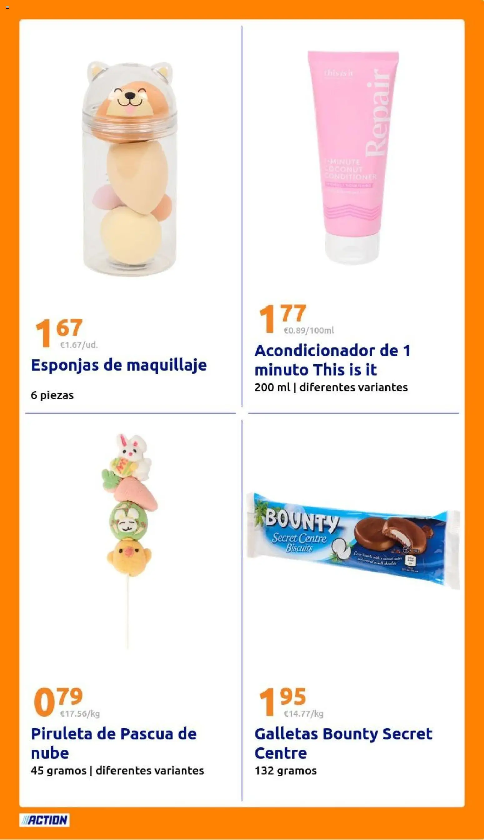 Action folleto │ válido desde el 25.03.2026 | Página: 27 | Productos: Maquillaje, Acondicionador, Galletas