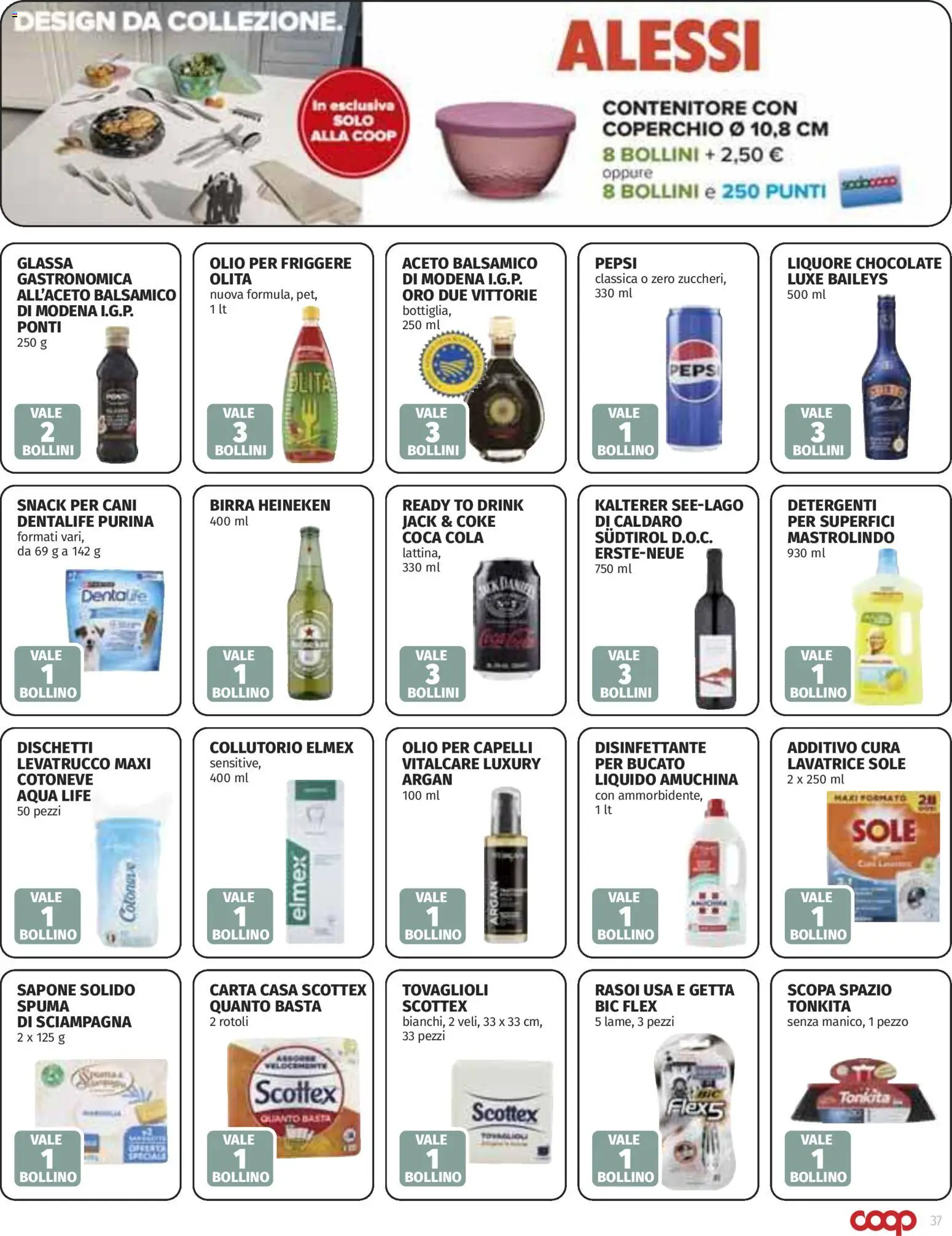 Volantino COOP del 30.10.2025 | Pagina: 37 | Prodotti: Olio per capelli, Collutorio, Heineken, Coca Cola