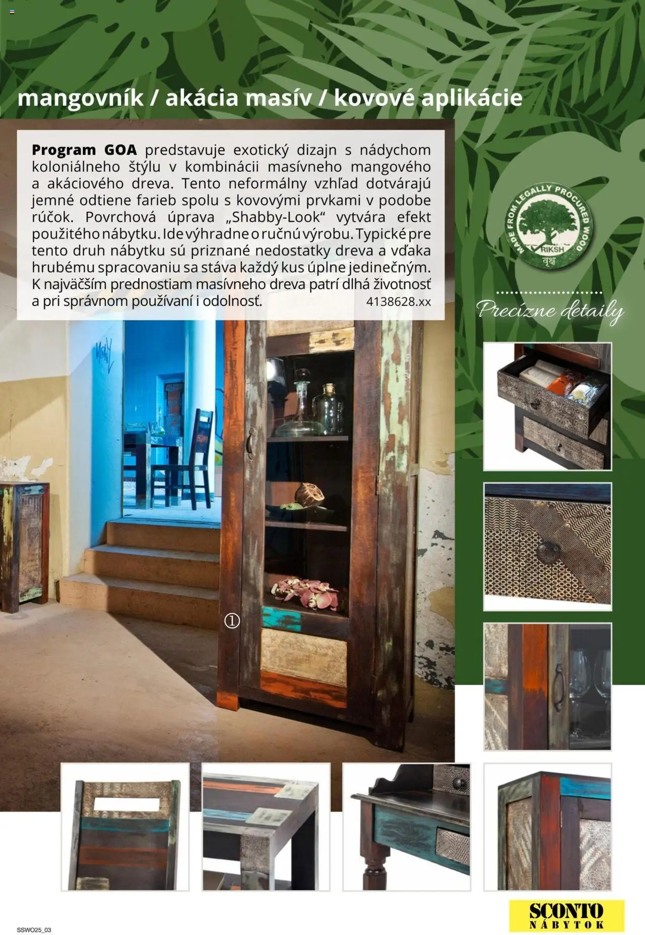 Nové Sconto nábytok akcie – leták je platný od 26.02.2025 | Strana: 3 | Produkty: Nábytok, Skriňa